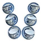 6 tasses porcelaine de chine