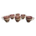 6 tasses  th porcelaine de bavire
