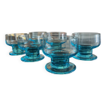 6 verres ancien des cristalleries lorraines