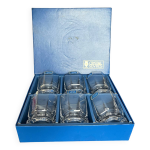 6 verres en cristal de svres modle rohan