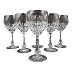 6 verres à eau en cristal taillé de lorraine lemberg modèle nora h 19 cm 6 verres à eau en cristal taillé de lorraine lemberg modèle nora h 19 cm