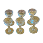 6 verres  liqueur