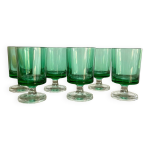 6 verres  liqueur luminarc france vintage