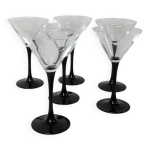 6 verres  martini luminarc  domino