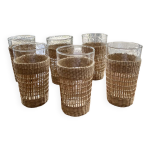6 verres � orangeade