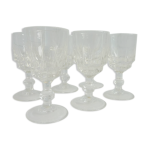 6 verres à pieds à liqueur 6 verres à pieds à liqueur