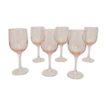 6 verres � pied luminarc