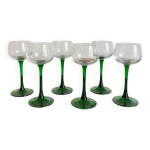 6 verres  vin d alsace