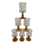 6 verres  vin blanc luminarc modle antique