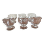 6 verres  vin / coupes champagnes en cristal daum modle briancon