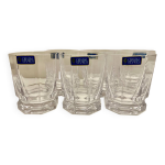 6 verres  whisky en cristal de svres