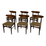 6x chaises de salle à manger en palissandre scandinave 1950 6x chaises de salle à manger en palissandre scandinave 1950