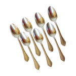 7 cuillères à soupe en métal argenté poinconnées 2106231 7 cuillères à soupe en métal argenté poinconnées 2106231