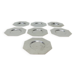 7 dessous de verre octogonaux vintage en inox 7 dessous de verre octogonaux vintage en inox