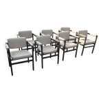 7 fauteuils des ann�es 70