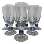7 fltes  champagne bleues, 1990