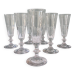 7 flûtes à champagne en cristal baccarat 7 flûtes à champagne en cristal baccarat