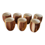 7 verres  liqueur gobelet vallauris