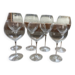 7 verres  vin (100cl - 1l)