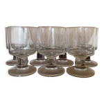 7 verres  vin vintage style luminarc
