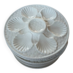 8 assiettes � huitres anciennes longchamp