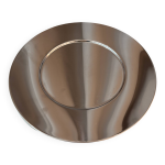 8 assiettes de prsentation en acier inoxydable par bouillet bourdelle