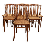 8 chaises bistrot n56 thonet