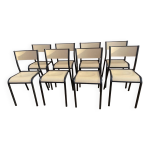 8 chaises d colier
