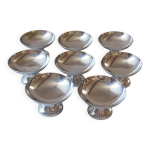 8 coupes  glace en inox
