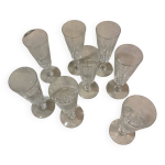 8 fltes  champagne baccarat