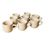 8 tasses à café de bistrot blanches apilco 8 tasses à café de bistrot blanches apilco