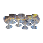 8 verres ballon cisels annes 608 verres ballon cisels annes 60