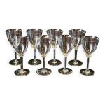 8 verres  eau baccarat coppelia