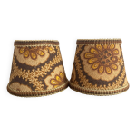 Abats jours � clipser vintage pour lampes de chevet