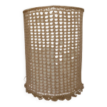 Abat - jour dentelle sur fond en lin Abat - jour dentelle sur fond en lin