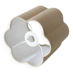 Abat - jour forme fleur uni flora  classic
