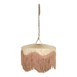 Abat jour � franges pour suspension