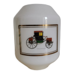 Abat - jour en opaline vintage
