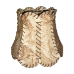 Abat - jour en peau de che vre