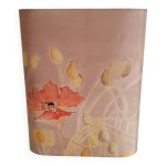 Abat - jour en soie vintage � motifs de fleurs