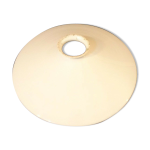 Abat jour suspension de monte baisse en opaline blanc ancien