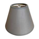 Abat - jour en tissus gris