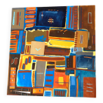 Abstrait gouache sur papier