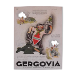 Affiche pub bougies gergovia de p. leconte 1933