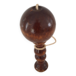 Ancien bilboquet en bois - couleur bois hauteur 16 cm