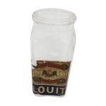 Ancien bocal louis frères & co bordeaux 2 l. avec etiquette - verre soufflé Ancien bocal louis frères & co bordeaux 2 l. avec etiquette - verre soufflé