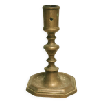 Ancien bougeoir en bronze, xviime sicle