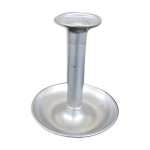 Ancien bougeoir etain poinçonné h 16, 5 cm Ancien bougeoir etain poinçonné h 16, 5 cm