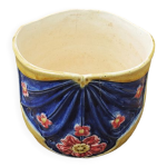 Ancien cache pot en barbotine