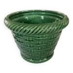 Ancien cache - pot en c�ramique poet laval